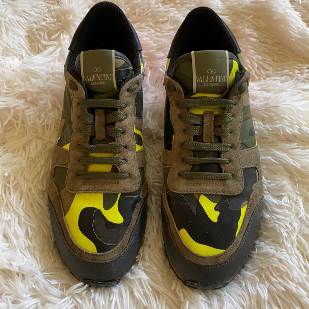 Valentino Rockrunner Camoflage sneakers sz 40 (10)